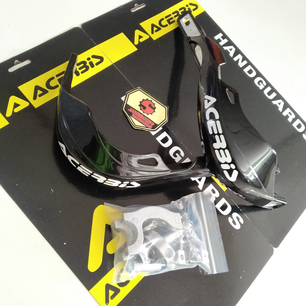 Handguard / Pelindung Tangan Model Tulang Universal Acerbis Hitam