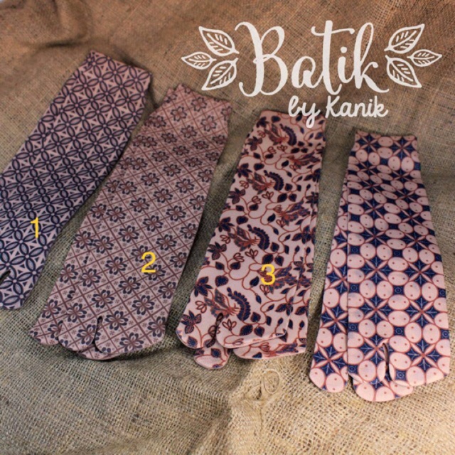 Kaos kaki kanik printing/ kanik anti bosan / kanik batik