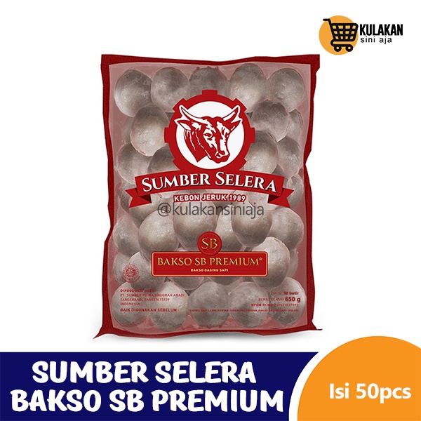 

Sumber Selera Premium Bakso SB Isi 50 pcs