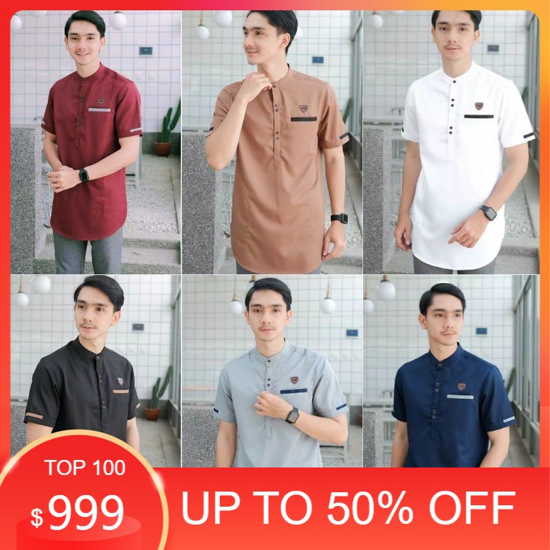 BAJU KOKO KURTA DEWASA BAJU KOKO PRIA BAJU KOKO SIZE M L XL XXL
