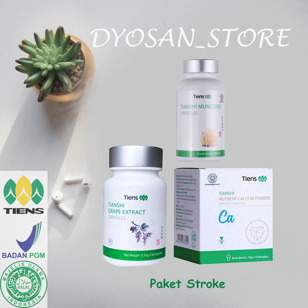 Obat Herbal Stroke - struk - Lumpuh Sebelah, Darah Tinggi, Vertigo Tiens