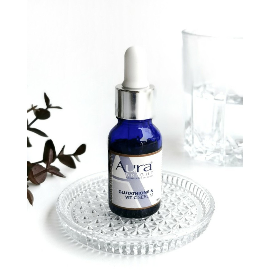 Aura Bright Gluthathione N Vit C Serum - Serum Vit C Wajah Aura Bright