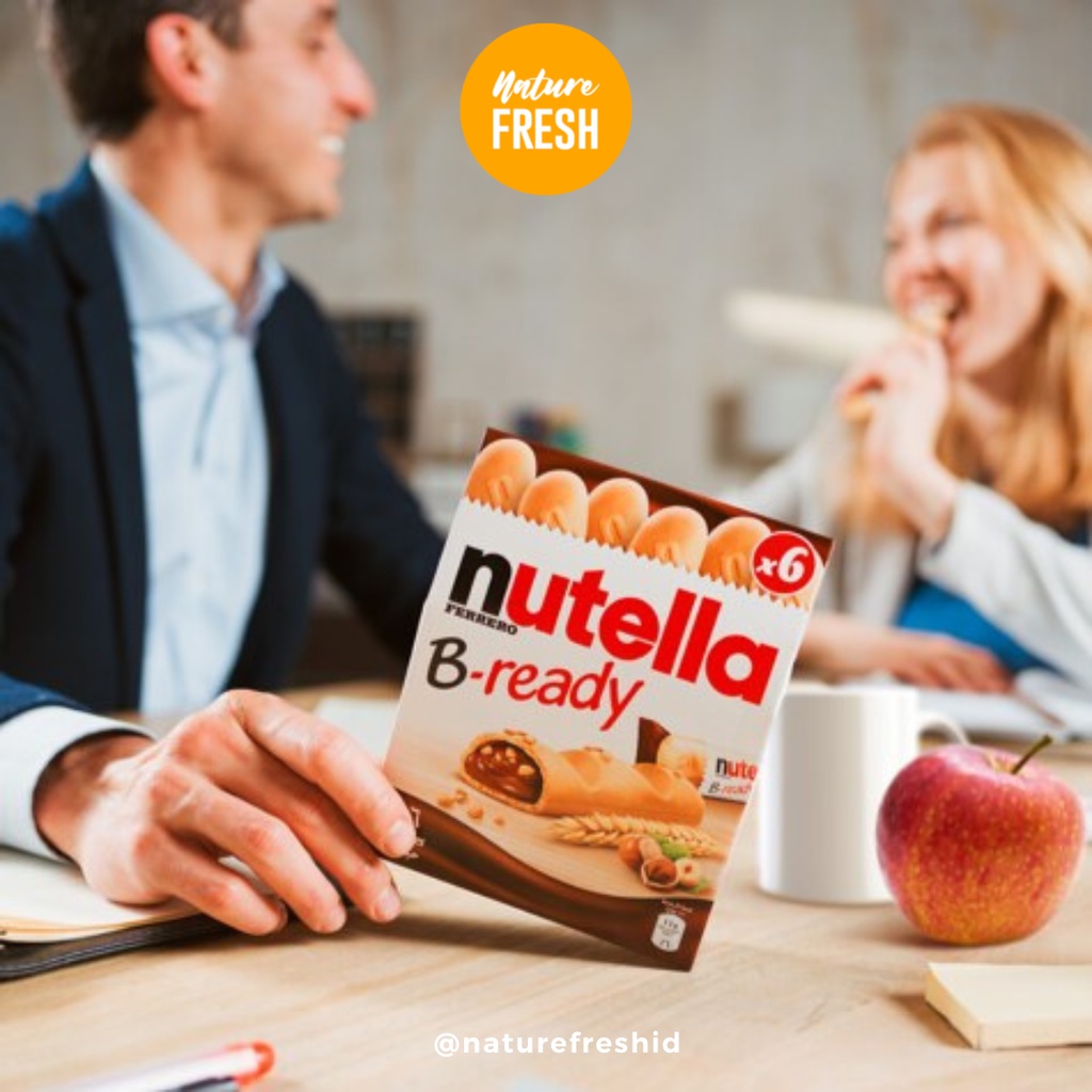 Nutella B-Ready Ferrero Nutella Bready Isi 6 132gr