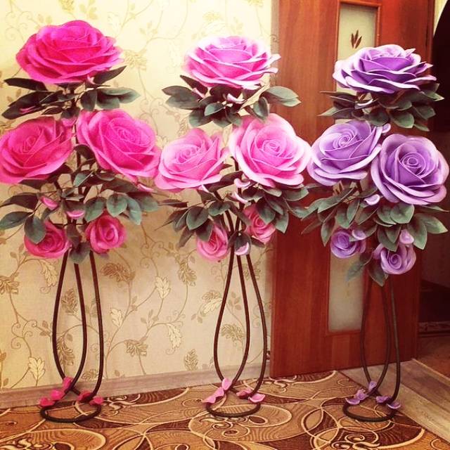 Standing flower lampu bunga dekorasi