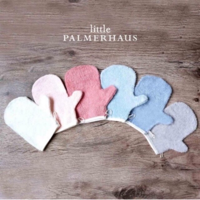 Little Palmerhaus BAM &amp; BOO WASH MITT Washmitt ECER / Waslap Bamboo Handuk Handuk Mandi Kecil SATUAN