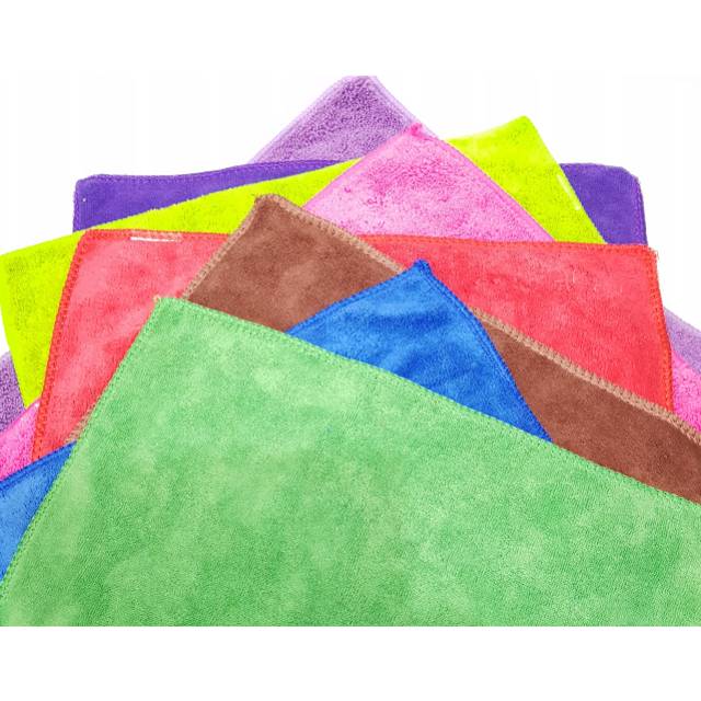 30X30 / 35X35 Kain Lap Microfiber  / kain lap serbaguna  ECERAN / pcs / SATUAN S1