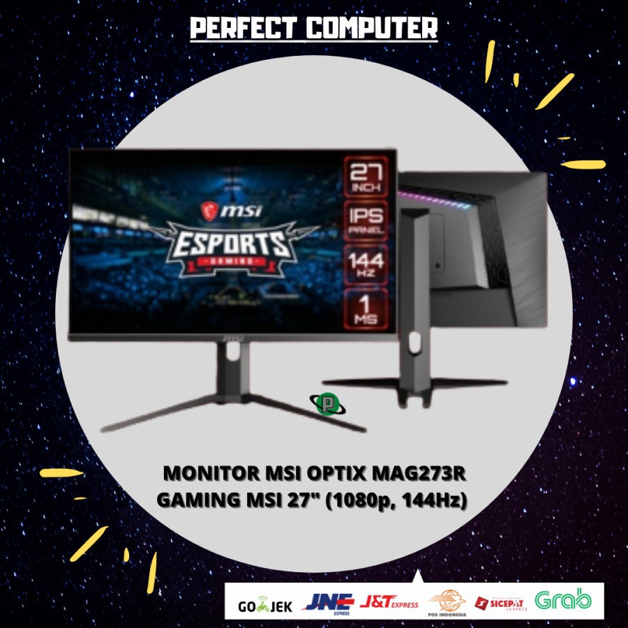 MONITOR MSI OPTIX MAG273R MONITOR GAMING MSI 27" (1080p, 144Hz)