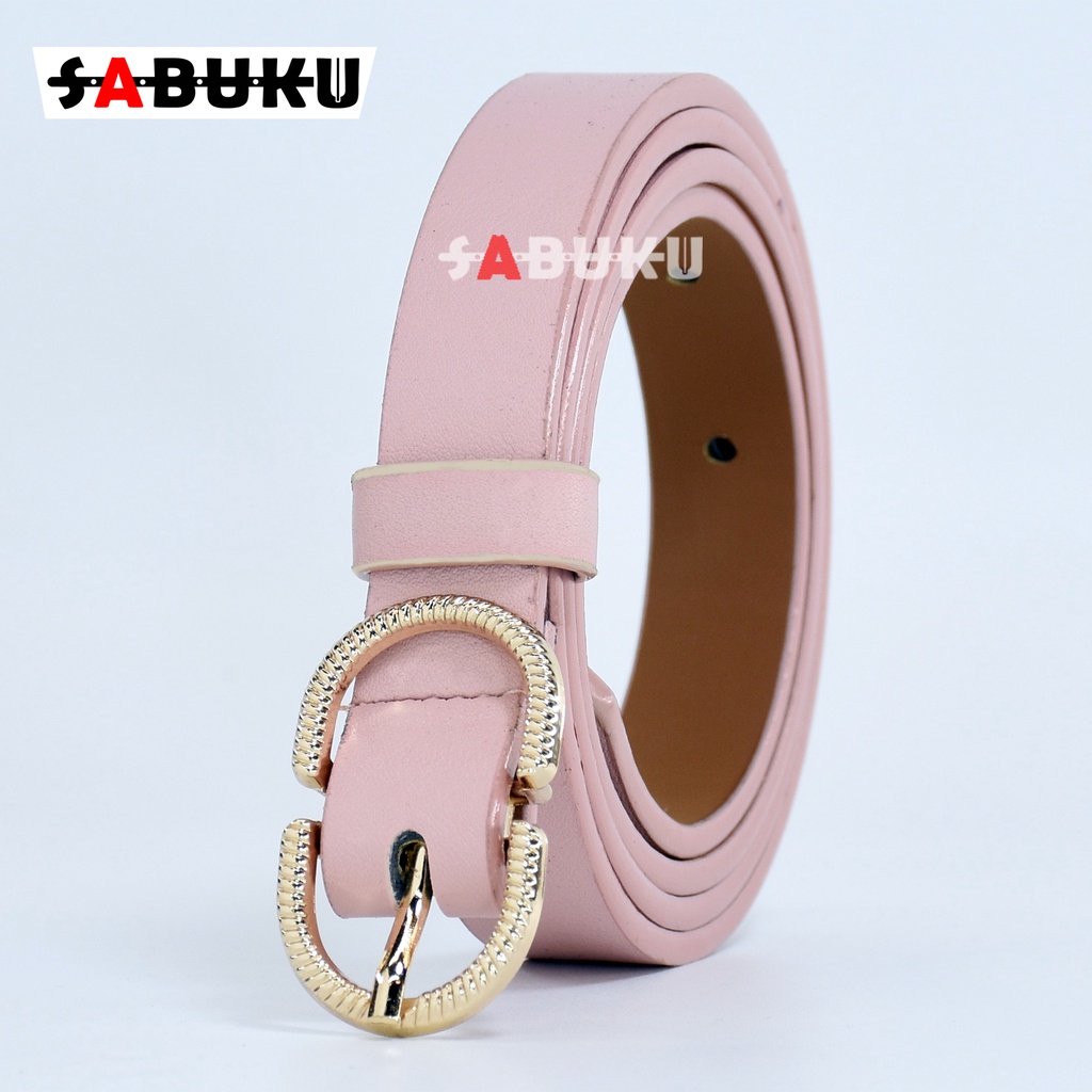 Ikat Ban Pinggang Wanita Korea Fashion Kulit PU Gasper Sabuk Cewe Womens Belt - 168