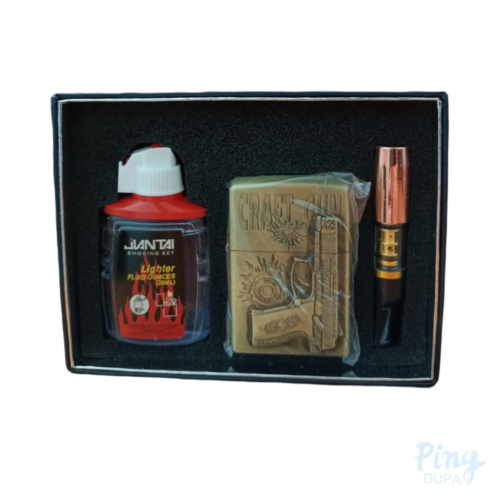 Korek Zippo Exclusive Bonus Filter Rokok Cocok Untuk Hadiah