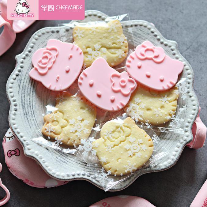 

Chefmade 4Pcs Kitty Biscuit Mold Set Kt7059 / Cetakan Kue Kering Terbaru