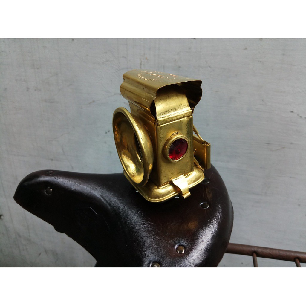 LAMPU SEPEDA ONTHEL FULL KUNINGAN - LAMPU MINYAK SEPEDA ONTHEL - LAMPU DEPAN ONTHEL - BERKO SEPEDA