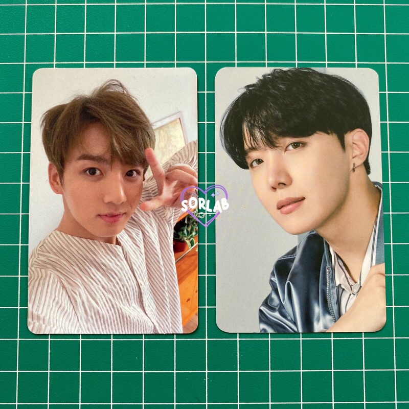[OFFICIAL] BUNDLE PHOTOCARD PC BTS JUNGKOOK LY HER VER L + JHOPE / HOSEOK SAMSUNG