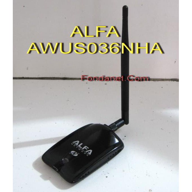 Alfa Awus036Nha, Sensitif Usb Wifi Dgn Chipset Atheros