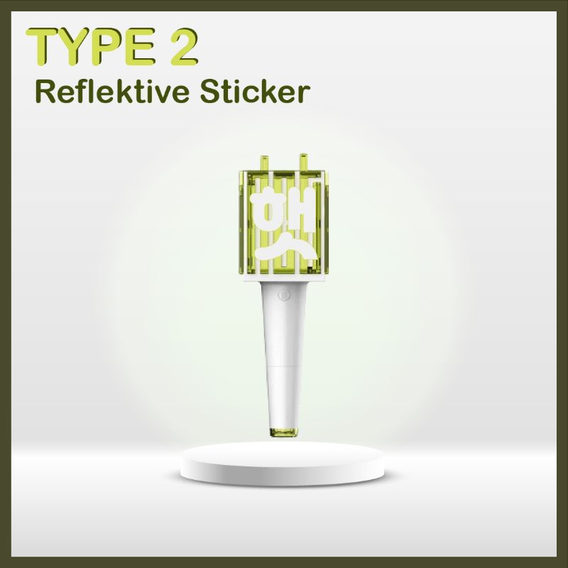 STICKER LIGHSTICK NCT REFLECTIVE/HOLOGRAM TYPE 2