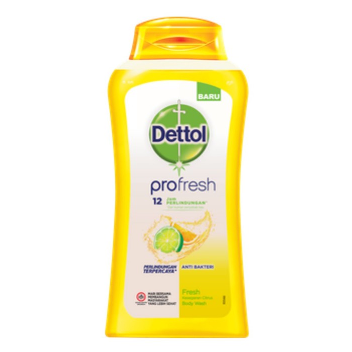 Dettol Body Wash Fresh Botol 300gr - Sabun Mandi Cair