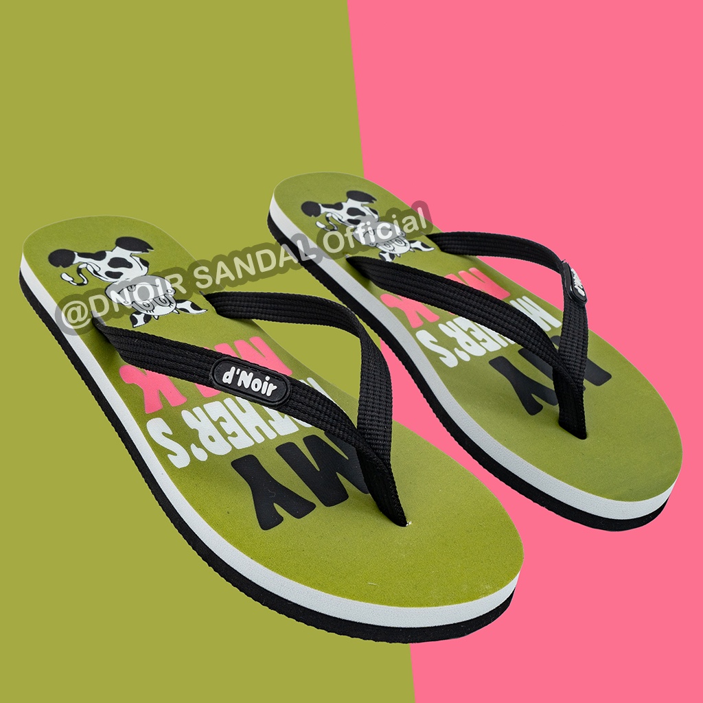 DNOIR Sandal Jepit Wanita MILKY size 37 - 40