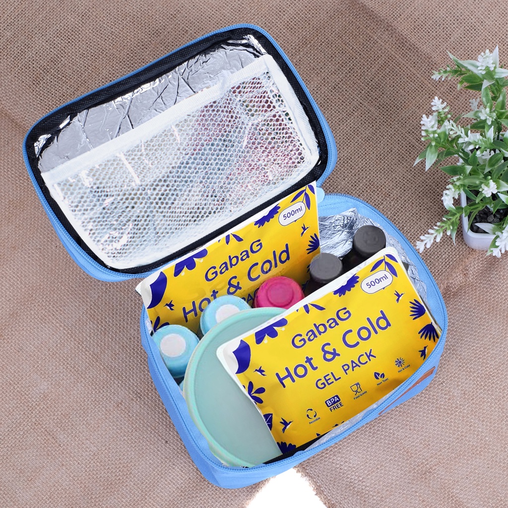 Cooler bag tas pendingin asi waterproof tas Insulin inner aluminium foil tas penyimpanan asip anti air coolerbag polos tas tempat asip tas tempat botol asi dan ice gell