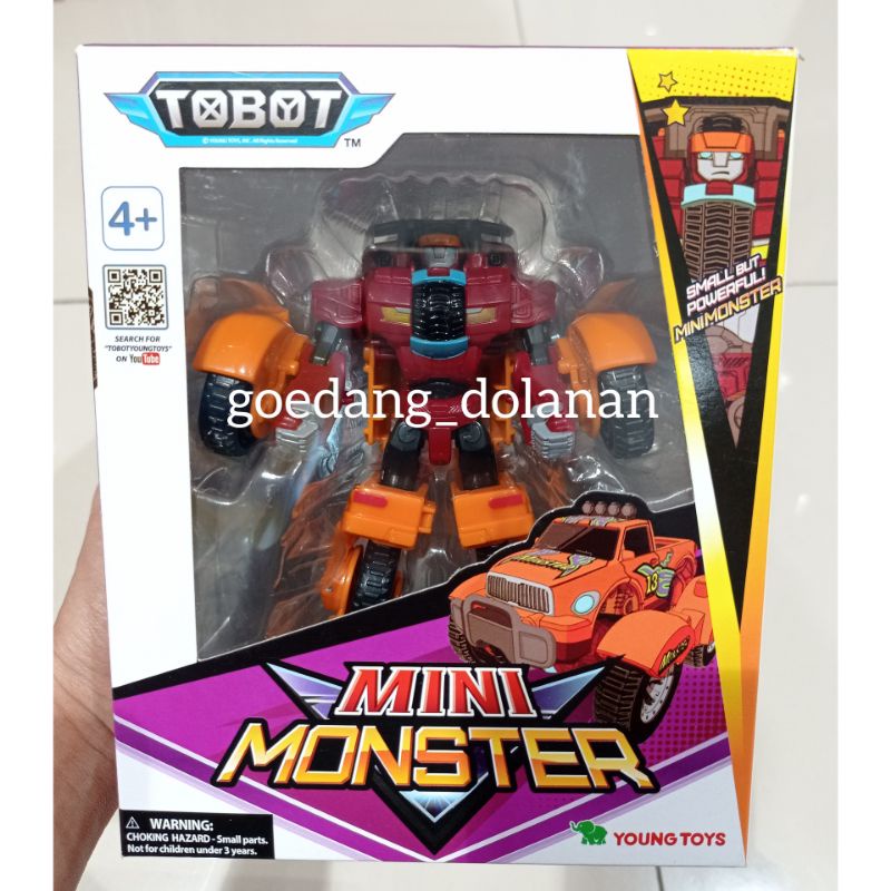Mainan Robot Tobot Galaxy Detectives Mini Monster