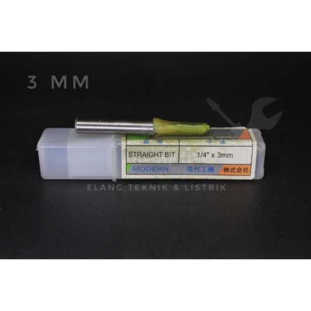 MATA PISAU MESIN PROFIL / TRIMMER RUNCI STRAIGHT BIT 3MM