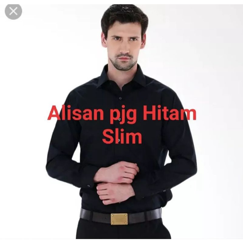 KEMEJA ALISAN LENGAN PANJANG SLIM FIT