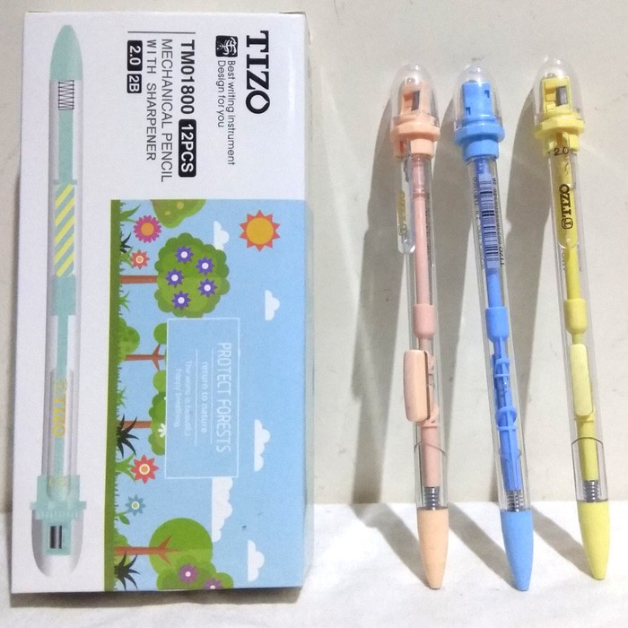 

Limited! Pensil mekanik dengan rautan 2B TIZO / Pensil unik - pensil murah Baru!