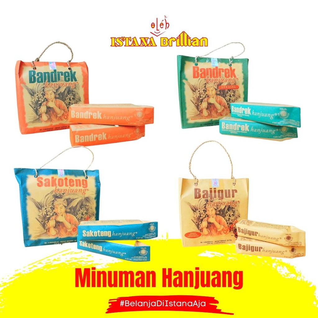 

Bandrek HANJUANG/Bajigur/Sakoteng / Serbuk Rempah Jahe