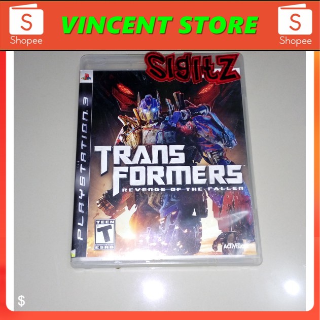 PRODUK ORIGINAL bd ps3 kaset game TRANSFORMERS revenge of the fallen
