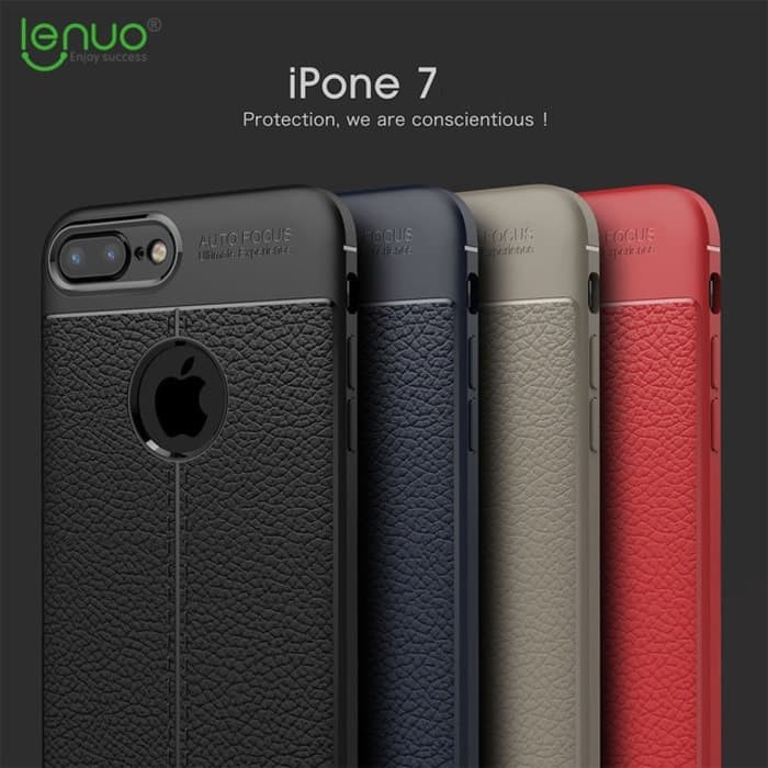 IPHONE 7 SOFTCASE AUTO FOCUS LEATHER CASING KULIT IPHONE 7 Casing