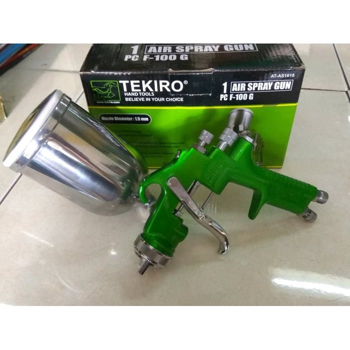 Tekiro Spray Gun Tabung Atas / Tekiro Alat Semprot Cat Tabung Atas F-100G