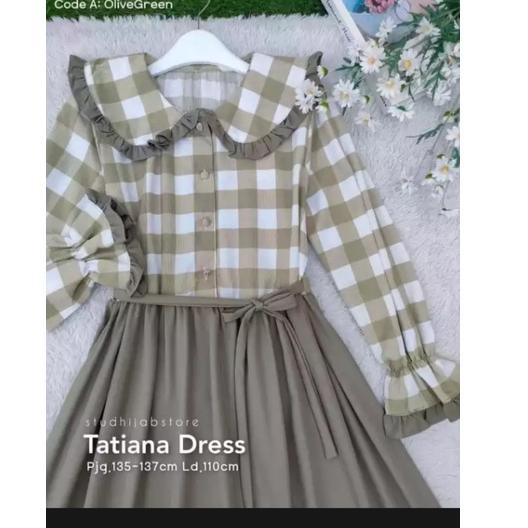 62a Baju Gamis Muslim Dewasa / Tatiana Dress / Baju Wanita Korea / Dress Muslim Dewasa / Gamis Busui