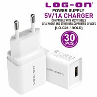 BATOK - ADAPTOR CHARGER LOG ON 1USB 1,2A BOLD LO-C01 PERPCS