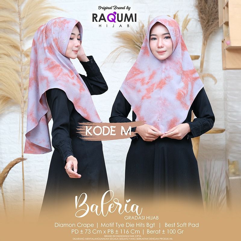 BALARIA GRADASI HIJAB ORI RAQUMI HIJAB