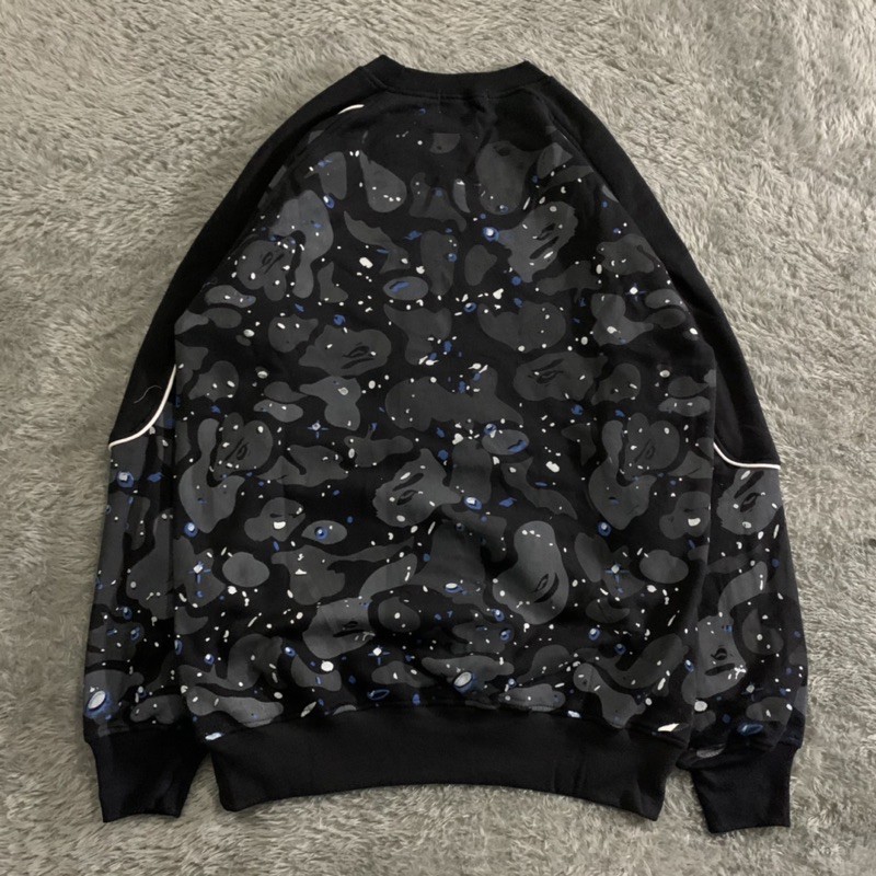 Sweater Crewneck Bape Bathing Ape Fulltag &amp; Lebel