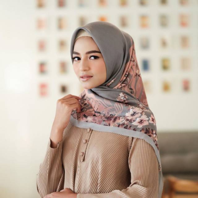 Kerudung Jilbab MY LADY Hijab TEO Ori Voal Segi Empat Motif Terbaru