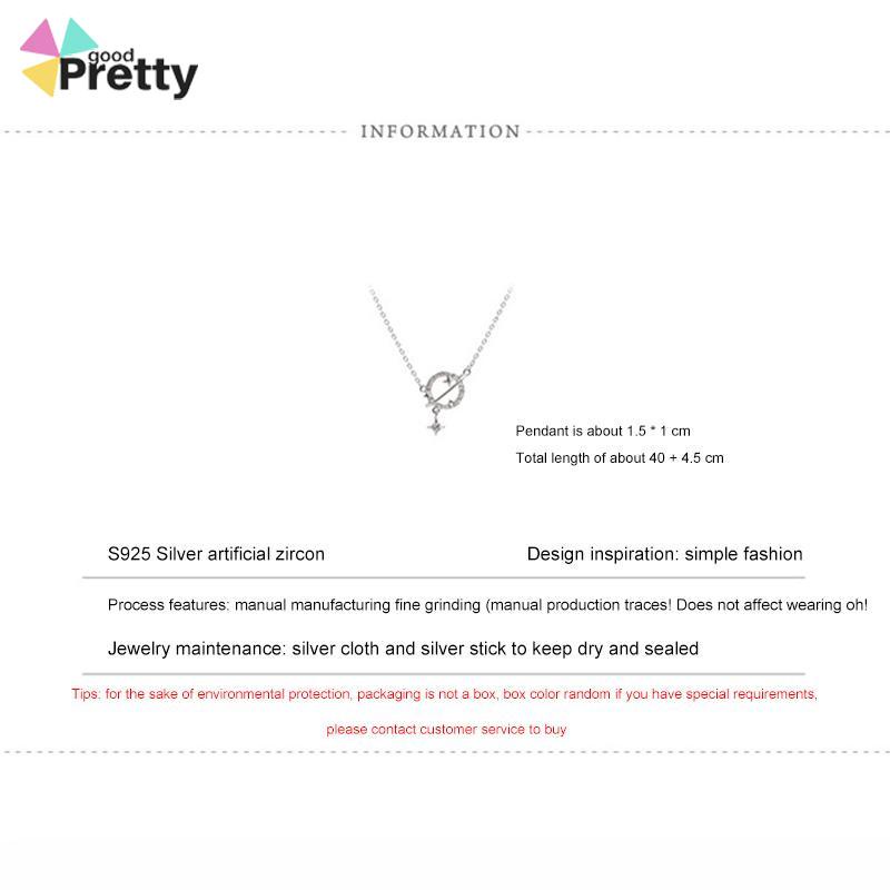 Planet Kalung Wanita Ringan Mewah Desain Niche Flash Diamond Temperamen Pacar Super Lembut - PD