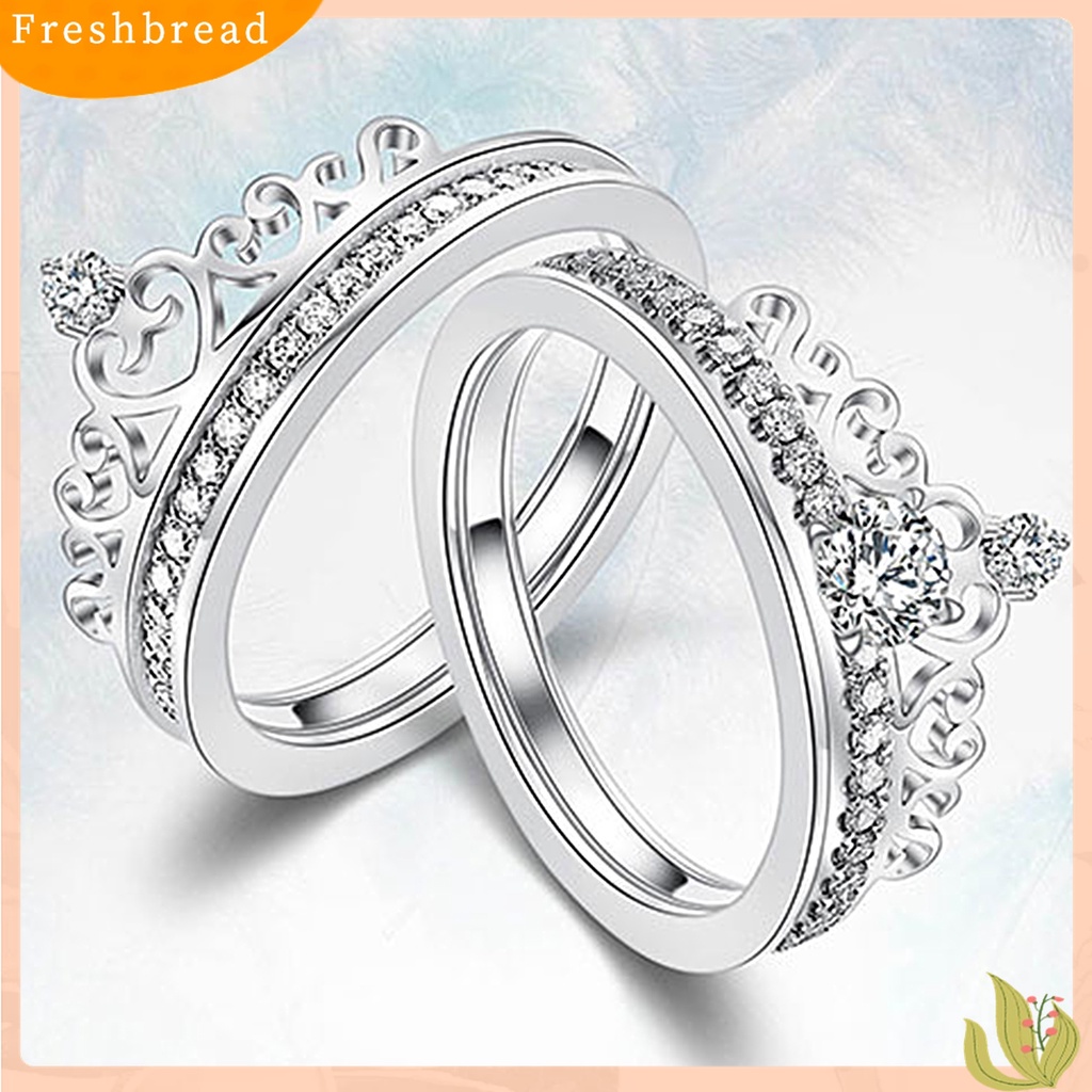 Terlaris Alloy Ring Solid Detachable Crown Detachable Crown Ladies Ring for Wedding