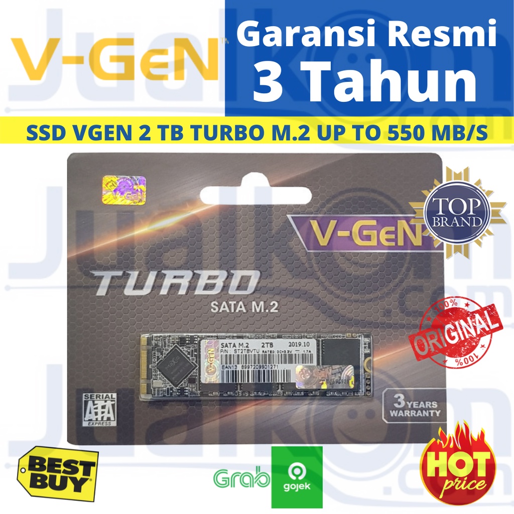 VGEN SSD 2TB TURBO SATA M.2 - SSD VGEN 2TB SATA M.2 TURBO