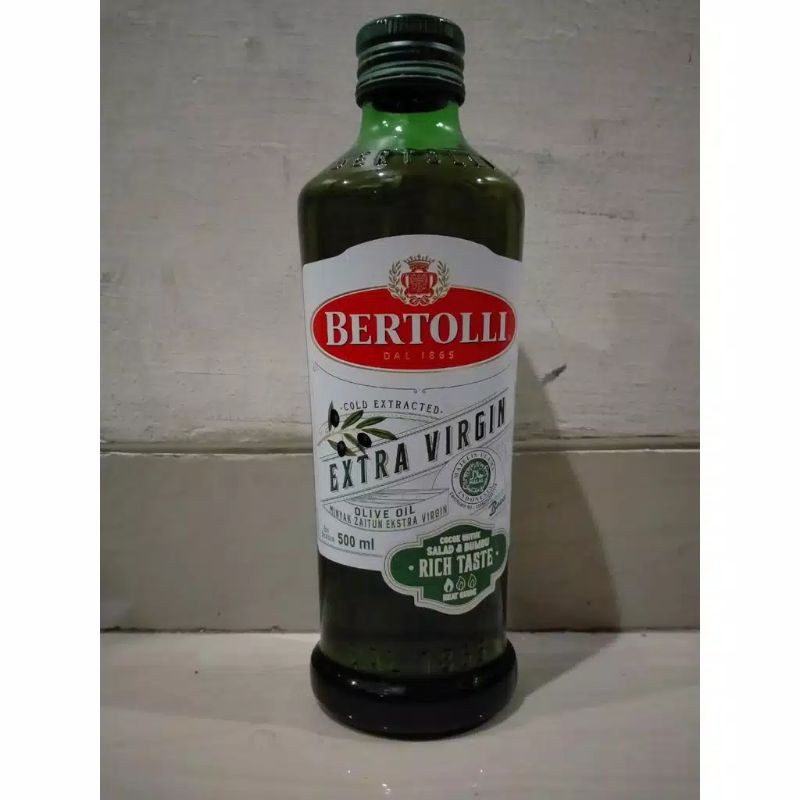 

MINYAK ZAITUN ORIGINAL BERTOLLI EXTRA VIRGIN OLIVE OIL 500ML