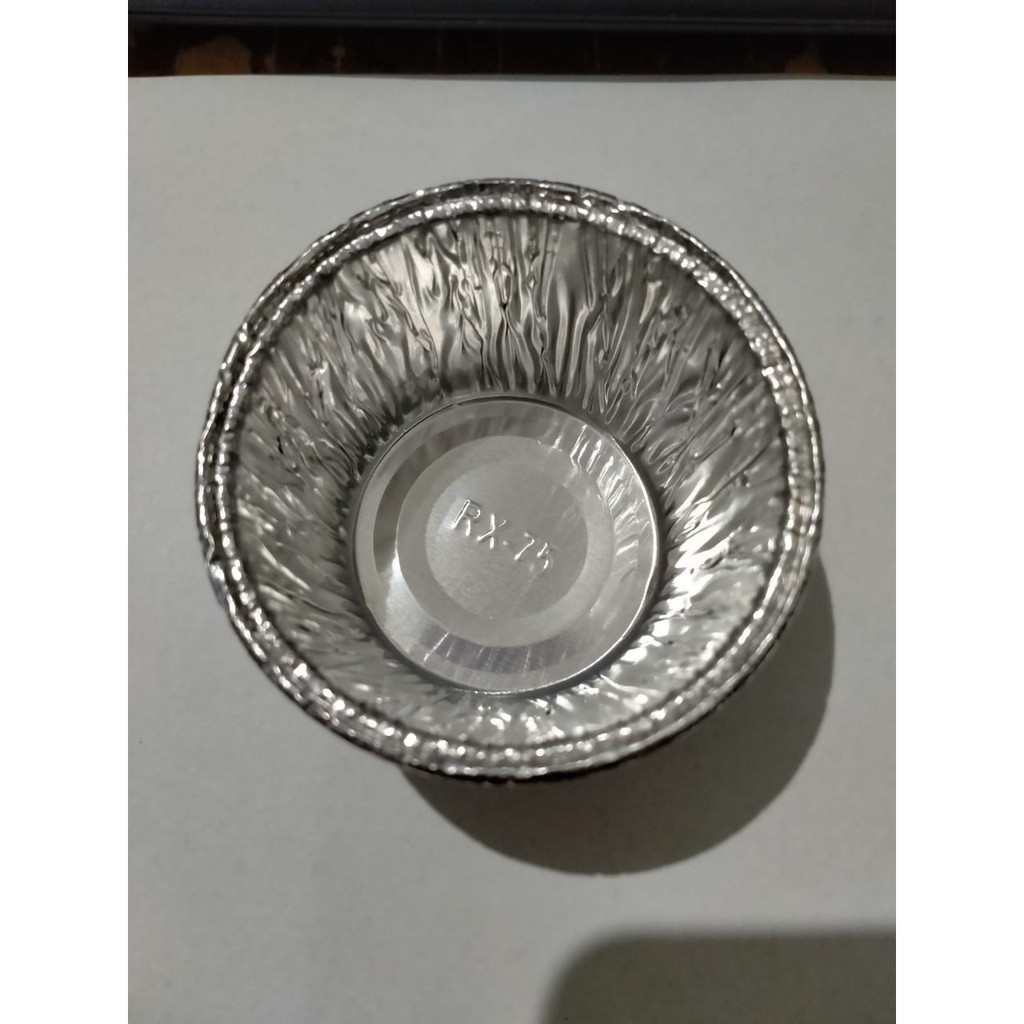 Alumunium Foil Cup -- Alu Tray RX75 isi 10