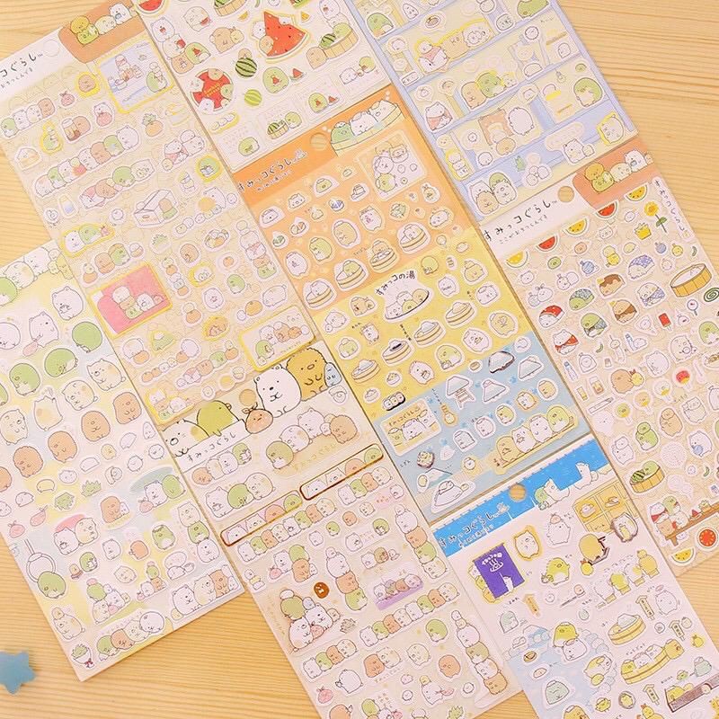 Sticker Molang Diary Deco Stiker Kecil Lucu Unik