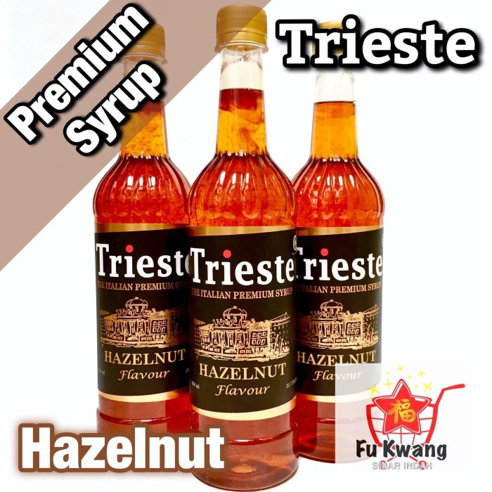 

SIRUP- SIRUP TRIESTE ITALIAN PREMIUM SYRUP 650 ML -SIRUP.