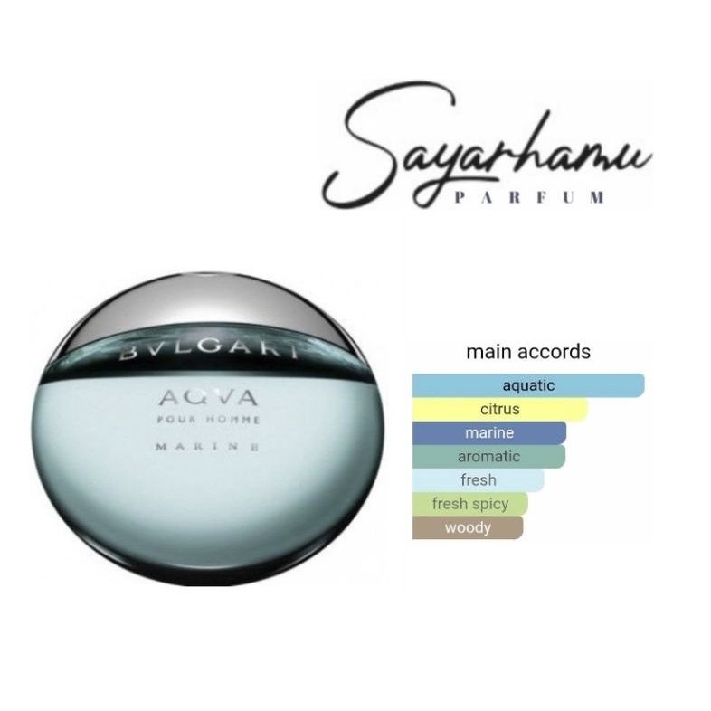 Bvlgari Aqua Marine Parfum Refill Premium 30ml