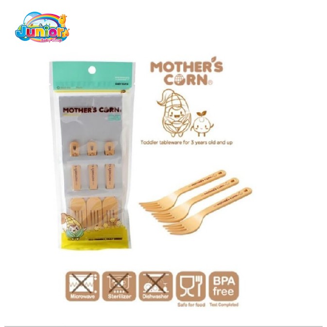 Mothers Corn Cutie Fork Set - 435242 / Garpu AnaK