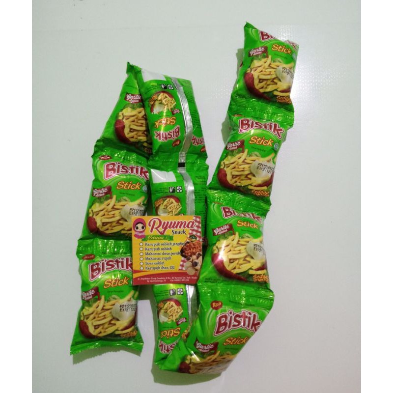 SNACK JADUL JAJANAN JADUL BISTIK SNACK (ECER) NO RENTENG