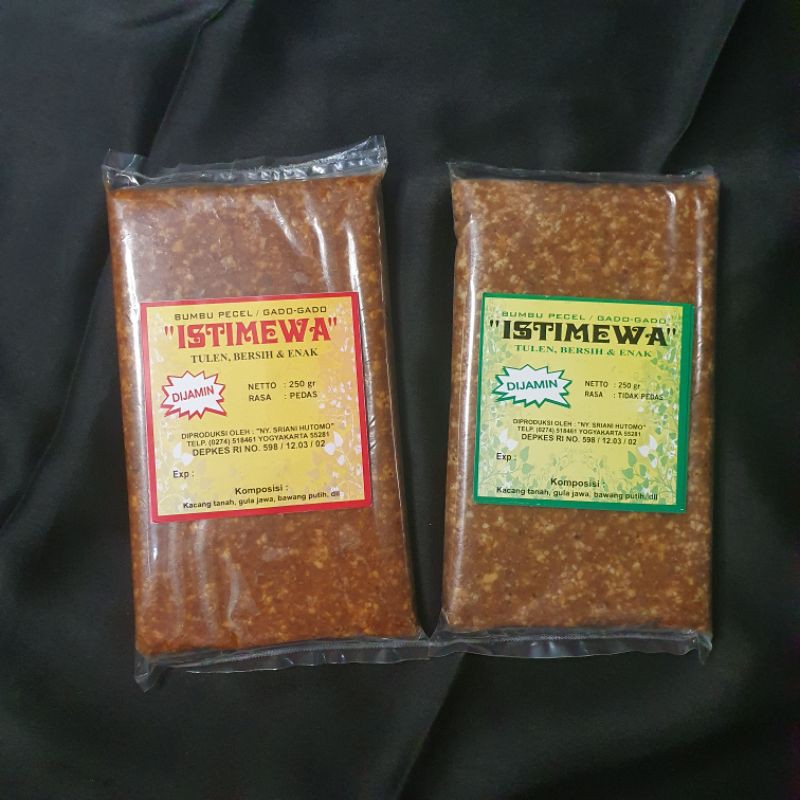 

[250 gr] Bumbu Pecel/Gado-gado "Istimewa