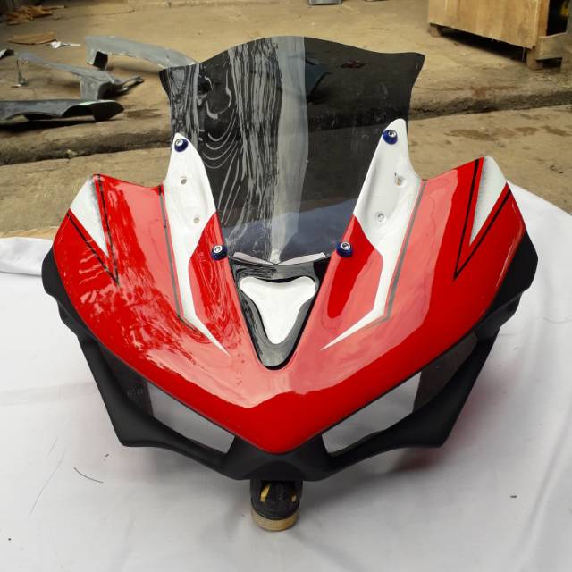 Cover Headlamp Model R25 Visor PNP Yamaha R15 OLD V1 V2 2014-2017