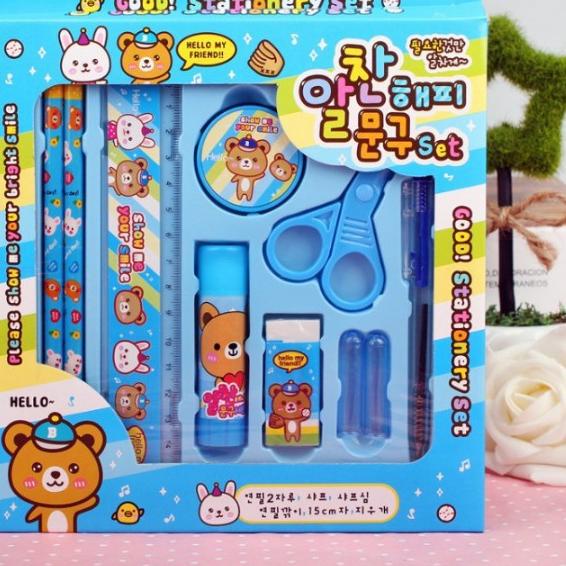 

Promo 2.2 Paket Alat Tulis set 8 in 1 Stationery Set Study Set Anak Karakter Set Alat Tulis Anak TK