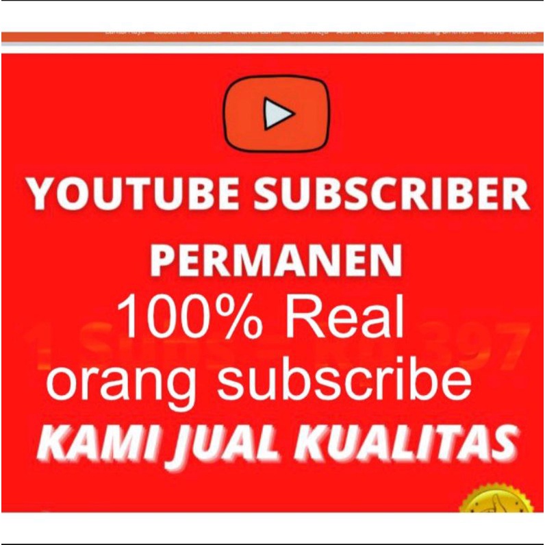 subscriber youtube permanen
