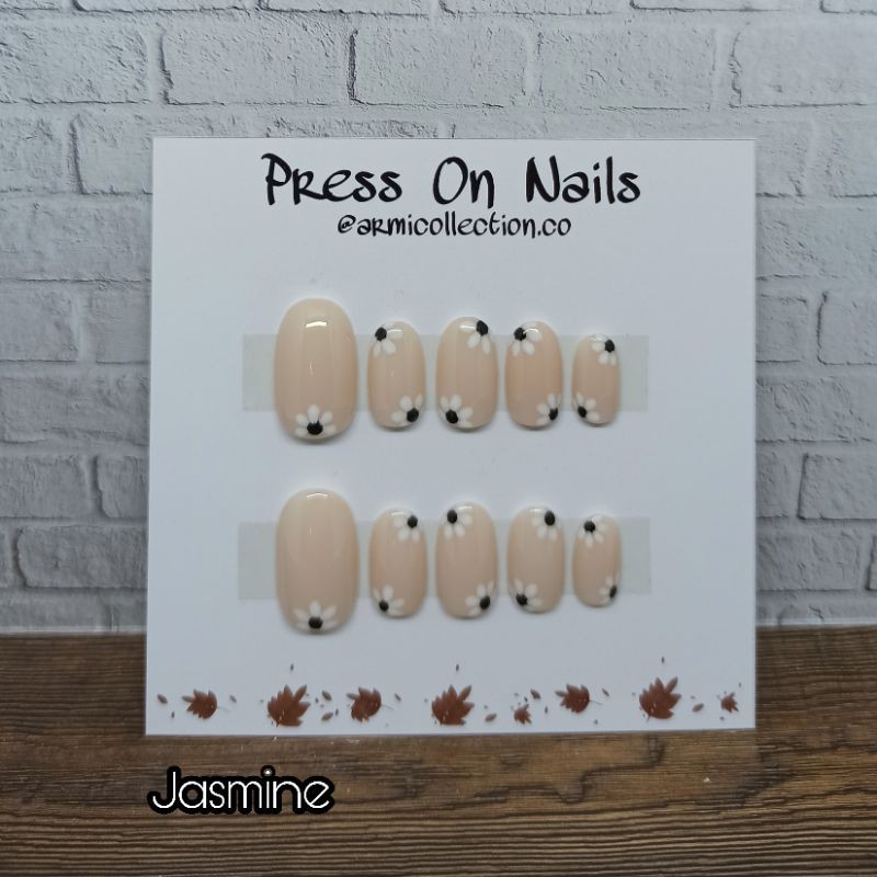 Kuku Palsu Press On Nails Custom JASMINE