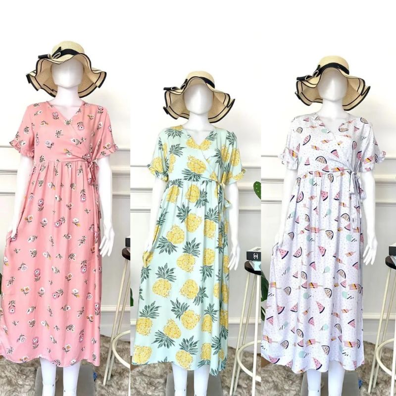 Daster Kimono Daster Kekinian Daster Rayon Daster Murah Daster Busui Daster Semata Kaki Daster Long 